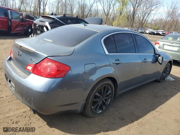 2007 Infiniti G35 Sedan G35x with VIN JNKBV61F67M819743, listed as a Copart auction lot 53145275 with 0 mi miles and Salvage Title. Bid and sale history available at carsss.com. Image 3.