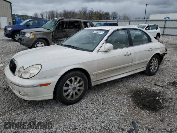 2004 Hyundai Sonata GLS with VIN KMHWF35H44A014911, listed as a Copart auction lot 47846795 with 129,920 mi miles and Salvage Title. Bid and sale history available at DreamBid. Image 1.