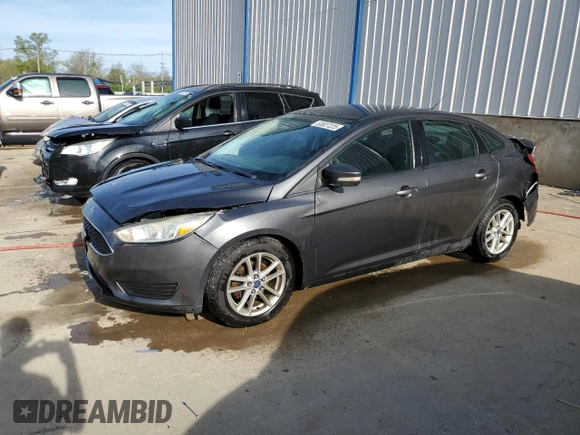2016 Ford Focus SE with VIN 1FADP3F21GL335905, listed as a Copart auction lot 53837225 with 149,043 mi miles and Salvage title. Bid and sale history available at DreamBid. Image 1.