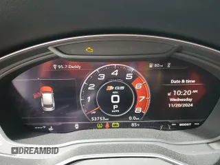 2019 Audi SQ5 Prestige with VIN WA1C4AFY8K2059500, listed as a Copart auction lot 81307114 with 53,753 mi miles and Salvage Title. Bid and sale history available at DreamBid. Image 9.