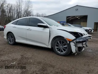 2021 Honda Civic Sedan EX with VIN 2HGFC2F7XMH011267, listed as a Copart auction lot 84063544 with 90,057 mi miles and Salvage Title. Bid and sale history available at carsss.com. Image 4.