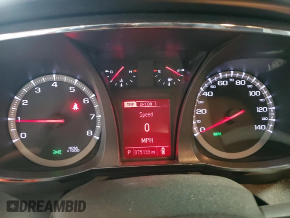 2015 GMC Terrain SLE with VIN 2GKALMEK7F6367737, listed as a Copart auction lot 63613545 with 75,133 mi miles and Non repairable. Bid and sale history available at DreamBid. Image 9.