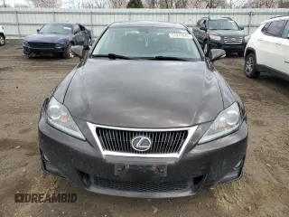 2012 Lexus IS 250 with VIN JTHCF5C21C5054645, listed as a Copart auction lot 51917645 with 286,075 mi miles and Salvage Title. Bid and sale history available at DreamBid. Image 5.