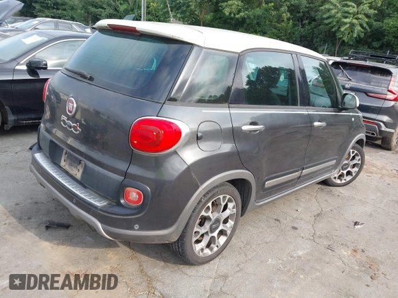 2014 FIAT 500L Trekking with VIN ZFBCFADH5EZ018176, listed as a IAAI auction lot 42680958 with 106,806 mi miles and . Bid and sale history available at DreamBid. Image 4.