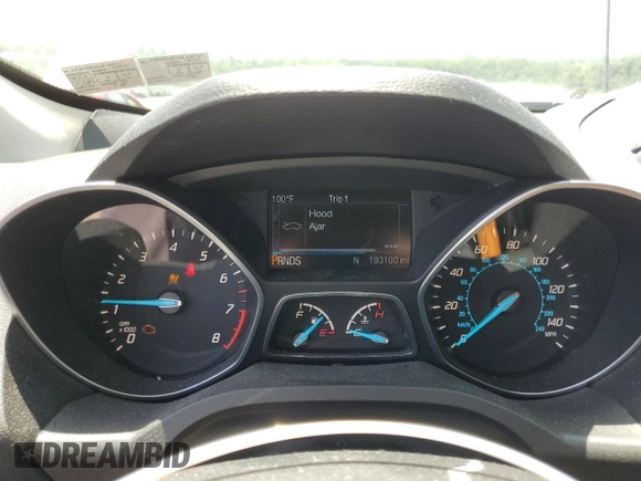 2016 Ford Escape Titanium with VIN 1FMCU9J96GUA48071, listed as a Copart auction lot 60742815 with 193,100 mi miles and Salvage title. Bid and sale history available at DreamBid. Image 9.