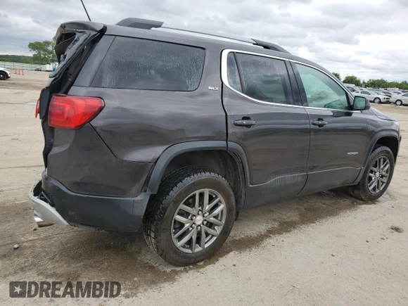 2017 GMC Acadia SLT with VIN 1GKKNMLS6HZ281974, listed as a Copart auction lot 57974395 with Not provided miles and Salvage title. Bid and sale history available at DreamBid. Image 3.