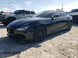 2017 Maserati Ghibli with VIN ZAM57XSS6H1249705, listed as a Copart auction lot 61602993 with 73,454 mi miles. Bid and sale history available at carsss.com. Image 1.