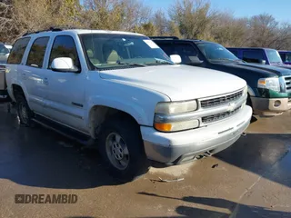2002 Chevrolet Tahoe LT z VIN 1GNEK13Z02J214068, wystawiony jako IAAI lot #41671561 z przebiegiem 294 582 mil mil oraz . Historia ofert i sprzedaży dostępna na DreamBid. Obrazek 1.