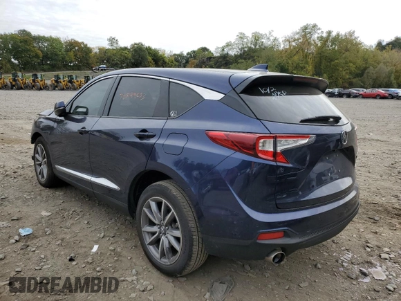 2019 Acura RDX w/Technology Pkg with VIN 5J8TC2H55KL034616, listed as a Copart auction lot 72599233 with 68,144 mi miles. Bid and sale history available at carsss.com. Image 2.