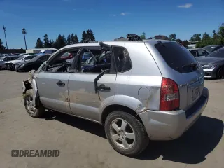 2005 Hyundai Tucson GL with VIN KM8JM12B25U076246, listed as a Copart auction lot 54030704 with 0 mi miles and Salvage Title. Bid and sale history available at carsss.com. Image 2.