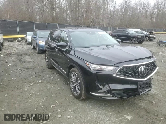 2024 Acura MDX w/Technology Package with VIN 5J8YE1H47RL008630, listed as a Copart auction lot 51585655 with 16,498 mi miles and Salvage Title. Bid and sale history available at carsss.com. Image 11.