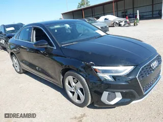 2023 Audi A3 Premium with VIN WAUAUDGY1PA070894, listed as a IAAI auction lot 42045730 with 52,397 mi miles. Bid and sale history available at carsss.com. Image 6.
