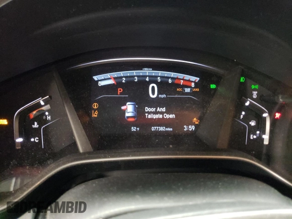 2017 Honda CR-V EX with VIN 5J6RW2H55HL022128, listed as a Copart auction lot 50517305 with 77,382 mi miles and Salvage Title. Bid and sale history available at carsss.com. Image 9.