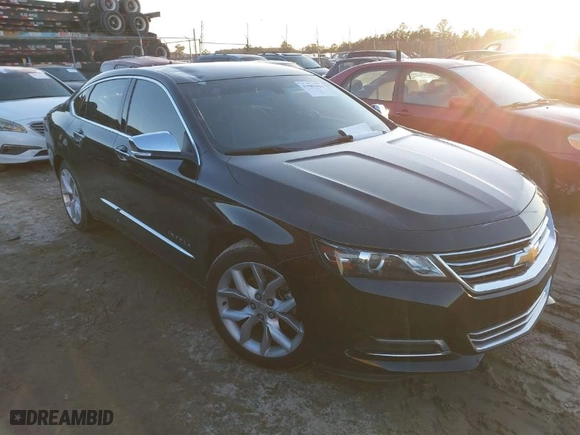 2020 Chevrolet Impala Premier with VIN 1G1105S36LU110159, listed as a IAAI auction lot 41582654 with 92,168 mi miles. Bid and sale history available at carsss.com. Image 1.