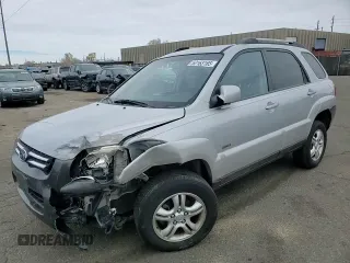 2005 Kia Sportage LX with VIN KNDJE723457117231, listed as a Copart auction lot 50163165 with 97,273 mi miles and Salvage Title. Bid and sale history available at carsss.com. Image 12.