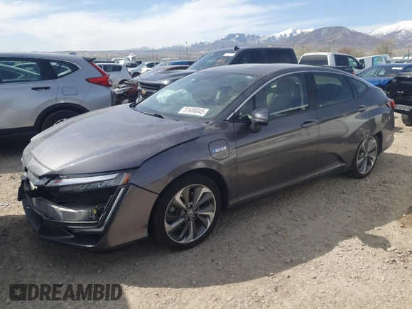 2018 Honda Clarity Touring with VIN JHMZC5F30JC010877, listed as a Copart auction lot 51686045 with Not Provided miles and Salvage Title. Bid and sale history available at DreamBid. Image 1.