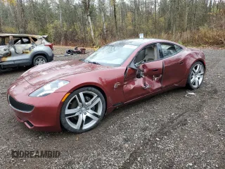 2012 Fisker Karma EcoChic z VIN YH4K16AAXCA001340, wystawiony jako Copart lot #78439634 z przebiegiem 70 515 mil mil oraz Szkody całkowita. Historia ofert i sprzedaży dostępna na DreamBid. Obrazek 1.