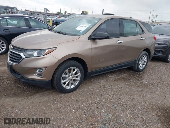 2018 Chevrolet Equinox LS with VIN 2GNAXHEV8J6220991, listed as a IAAI auction lot 42097679 with Not Provided miles and . Bid and sale history available at DreamBid. Image 2.