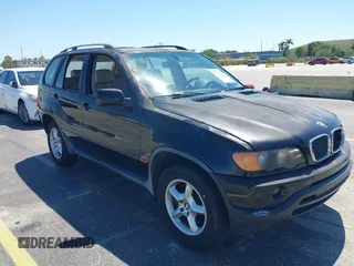 2002 BMW X5 3.0i with VIN 5UXFA53502LV70219, listed as a IAAI auction lot 41825148 with 0 mi miles. Bid and sale history available at carsss.com. Image 6.