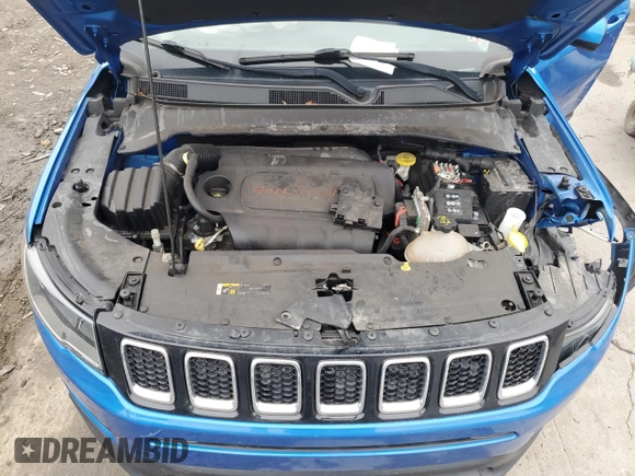 2018 Jeep Compass Latitude with VIN 3C4NJDBB9JT342849, listed as a Copart auction lot 52559935 with 81,241 mi miles and Salvage Title. Bid and sale history available at DreamBid. Image 12.