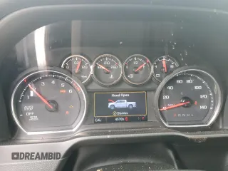 2020 Chevrolet Silverado 1500 LT with VIN 1GCPWCED7LZ112515, listed as a Copart auction lot 48415525 with 45,706 mi miles and Salvage Title. Bid and sale history available at carsss.com. Image 9.