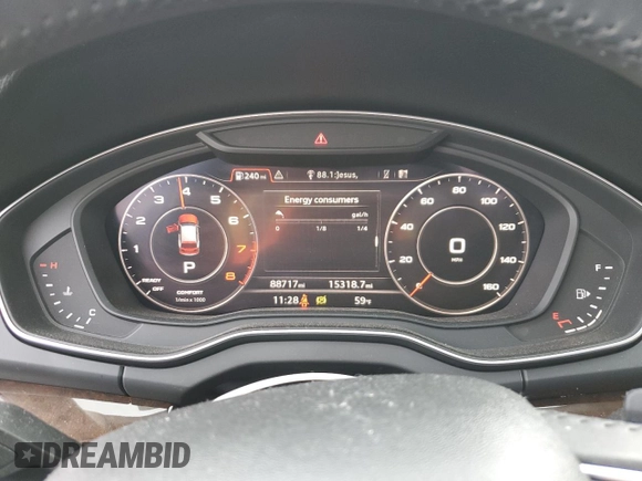 2019 Audi Q5 Premium Plus with VIN WA1BNAFY0K2132416, listed as a Copart auction lot 48697485 with 88,717 mi miles and Salvage Title. Bid and sale history available at carsss.com. Image 9.
