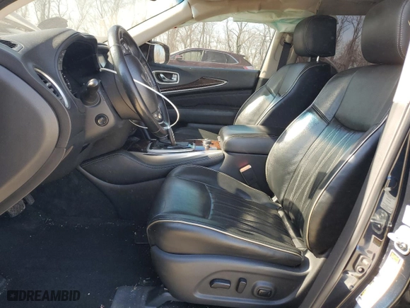2016 Infiniti QX60 with VIN 5N1AL0MM0GC513570, listed as a Copart auction lot 48865415 with 108,424 mi miles and Salvage Title. Bid and sale history available at carsss.com. Image 7.