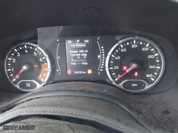 2019 Jeep Renegade Sport with VIN ZACNJBABXKPK60642, listed as a IAAI auction lot 41452809 with 104,131 mi miles. Bid and sale history available at carsss.com. Image 7.