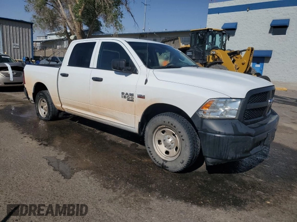 2021 Ram 1500 Tradesman with VIN 3C6RR7KT3MG685648, listed as a Copart auction lot 56912705 with 69,412 mi miles and Clean title. Bid and sale history available at DreamBid. Image 4.
