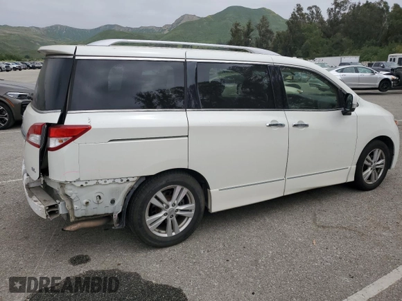 2015 Nissan Quest S with VIN JN8AE2KP6F9120261, listed as a Copart auction lot 55038694 with 127,294 mi miles. Bid and sale history available at carsss.com. Image 3.