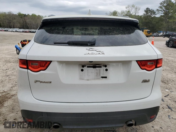 2018 Jaguar F-Pace 25t Premium with VIN SADCJ2FX2JA259633, listed as a Copart auction lot 50873505 with 117,812 mi miles and Salvage title. Bid and sale history available at DreamBid. Image 6.