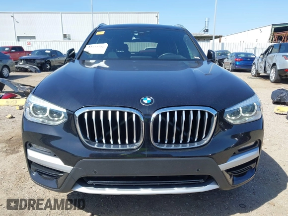 2021 BMW X3 sDrive30i with VIN 5UXTY3C09M9F84579, listed as a IAAI auction lot 41853738 with 56,809 mi miles and . Bid and sale history available at DreamBid. Image 13.