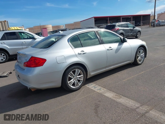 2012 Infiniti G25 Journey with VIN JN1DV6AP5CM810404, listed as a IAAI auction lot 42294231 with 200,361 mi miles and . Bid and sale history available at DreamBid. Image 4.