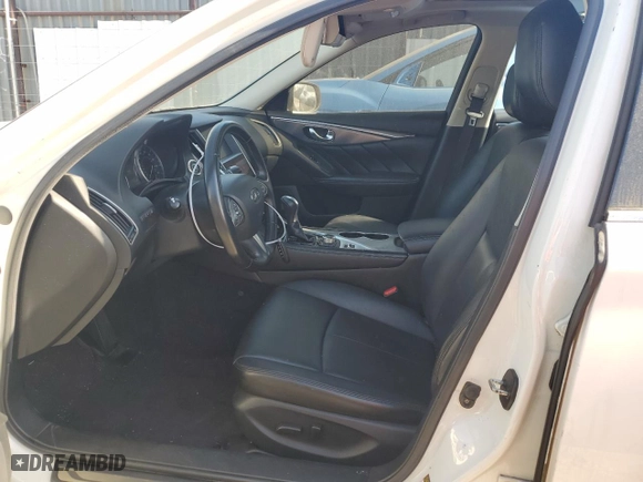 2017 Infiniti Q50 2.0t with VIN JN1CV7AP5HM642157, listed as a Copart auction lot 82053474 with NaN miles and Salvage Title. Bid and sale history available at carsss.com. Image 7.