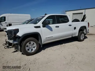 2024 GMC Sierra 1500 Pro with VIN 3GTUUAEDXRG139942, listed as a Copart auction lot 48542505 with 25,097 mi miles and Salvage Title. Bid and sale history available at carsss.com. Image 1.