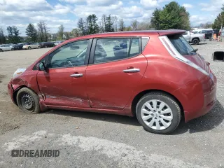 2015 Nissan LEAF SV with VIN 1N4AZ0CP5FC305087, listed as a Copart auction lot 53529845 with 125,344 mi miles and Salvage Title. Bid and sale history available at carsss.com. Image 2.