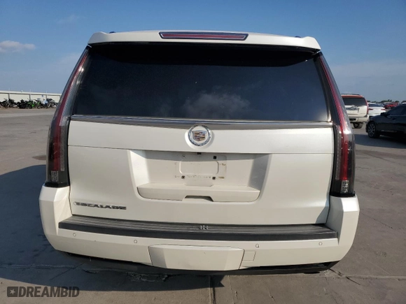 2015 Cadillac Escalade Premium with VIN 1GYS4CKJXFR246444, listed as a Copart auction lot 69064184 with 163,759 mi miles and Salvage Title. Bid and sale history available at carsss.com. Image 6.