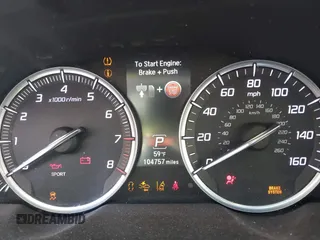 2015 Acura TLX Tech with VIN 19UUB1F51FA014434, listed as a IAAI auction lot 40791595 with 104,757 mi miles. Bid and sale history available at carsss.com. Image 7.