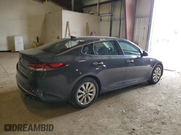 2018 Kia Optima S with VIN 5XXGT4L34JG233074, listed as a Copart auction lot 46759235 with 73,746 mi miles and Clean Title. Bid and sale history available at carsss.com. Image 3.