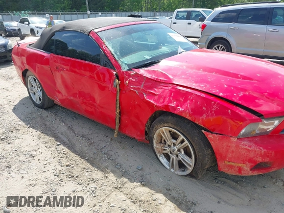 2012 Ford Mustang V6 with VIN 1ZVBP8EM1C5201733, listed as a IAAI auction lot 42162220 with 311,404 mi miles and . Bid and sale history available at DreamBid. Image 6.
