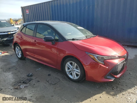 2022 Toyota Corolla Hatchback SE with VIN JTND4MBE4N3169672, listed as a Copart auction lot 51455225 with 39,545 mi miles and Salvage Title. Bid and sale history available at carsss.com. Image 4.