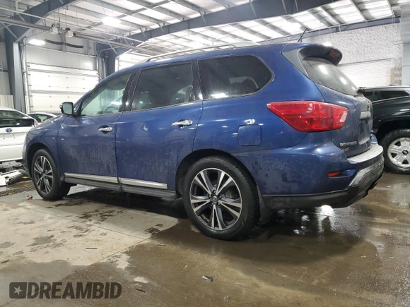 2017 Nissan Pathfinder SV with VIN 5N1DR2MM1HC641910, listed as a Copart auction lot 42714965 with 163,183 mi miles and Non Repairable. Bid and sale history available at carsss.com. Image 2.
