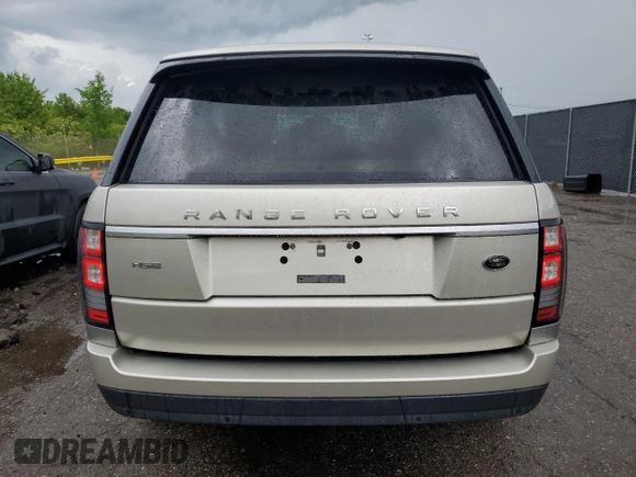 2014 Land Rover Range Rover HSE with VIN SALGS2WF7EA135776, listed as a Copart auction lot 61751015 with 87,108 mi miles and Clean title. Bid and sale history available at DreamBid. Image 6.