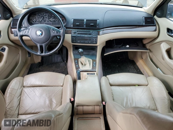 2001 BMW 3 Series 325i with VIN WBAAV33411EE25544, listed as a Copart auction lot 46291345 with 0 mi miles and Salvage Title. Bid and sale history available at carsss.com. Image 8.