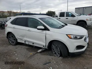 2020 Ford Edge Titanium с VIN 2FMPK3K99LBA90222, выставлен на аукционе Copart как лот 55849345 с пробегом 25 330 миль миль и Списание • Salvage title. История ставок и продаж доступна на DreamBid. Изображение 4.