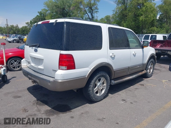 2003 Ford Expedition Eddie Bauer with VIN 1FMFU18L43LA56816, listed as a IAAI auction lot 42565714 with 226,849 mi miles and . Bid and sale history available at DreamBid. Image 4.