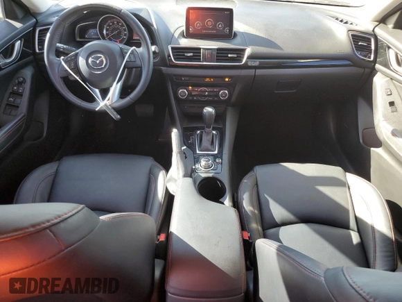 2015 Mazda 3 i Grand Touring with VIN JM1BM1W77F1260745, listed as a Copart auction lot 85544524 with 116,303 mi miles and Salvage title. Bid and sale history available at DreamBid. Image 8.