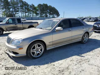 2006 Mercedes-Benz S 500 with VIN WDBNG75JX6A483736, listed as a Copart auction lot 53424695 with 86,999 mi miles and Salvage Title. Bid and sale history available at DreamBid. Image 1.
