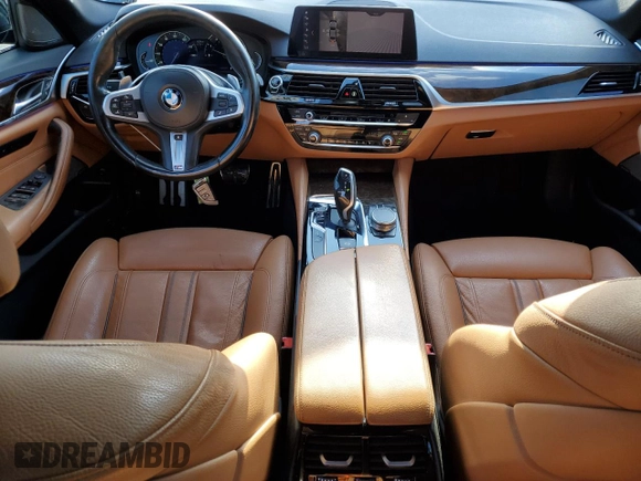 2019 BMW 5 Series 540i xDrive with VIN WBAJE7C56KWW29944, listed as a Copart auction lot 45582385 with 86,883 mi miles and Salvage Title. Bid and sale history available at carsss.com. Image 8.