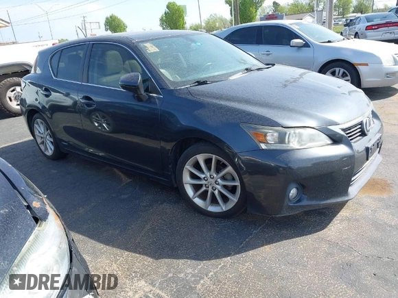 2011 Lexus CT 200h with VIN JTHKD5BH5B2030971, listed as a IAAI auction lot 41906370 with 162,169 mi miles and . Bid and sale history available at DreamBid. Image 1.